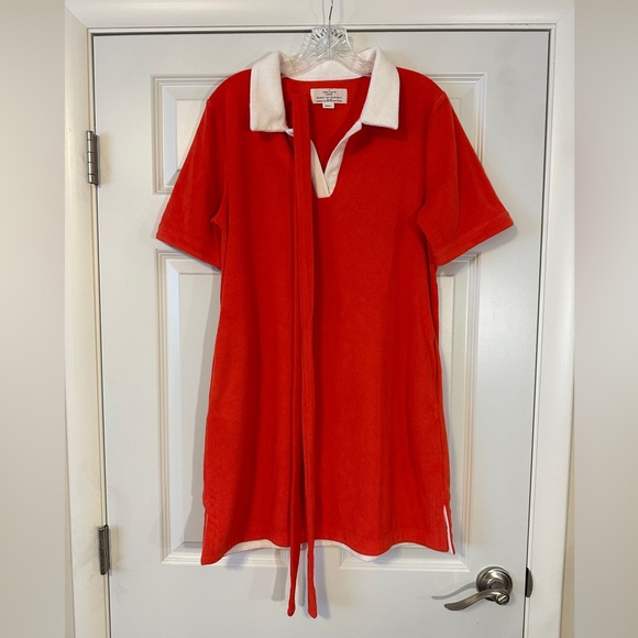 Trovata Birds of Paradis Althea Shirtdress Red Size Small - Picture 3 of 7